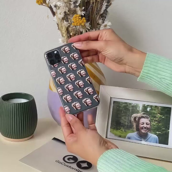 Face & Swirls - Custom Galaxy S Case