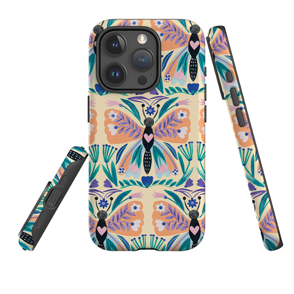 iPhone Tough Case - All Over Butterfly By Tracey English