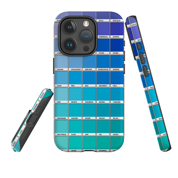 iPhone Tough Case - Blue Chromology By Kitty Joseph