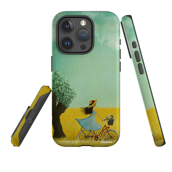 iPhone Tough Case - Bike Ride By Maja Lindberg