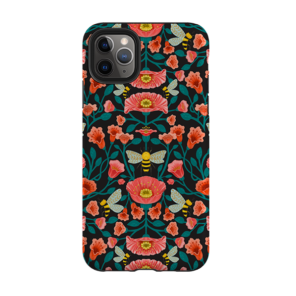 iPhone Tough Case - Buzz Floral By Nina Pace