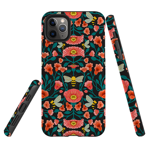 iPhone Tough Case - Buzz Floral By Nina Pace