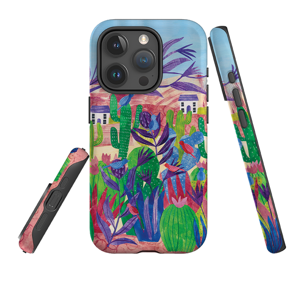 iPhone Tough Case - Desert Cactus By Tracey English