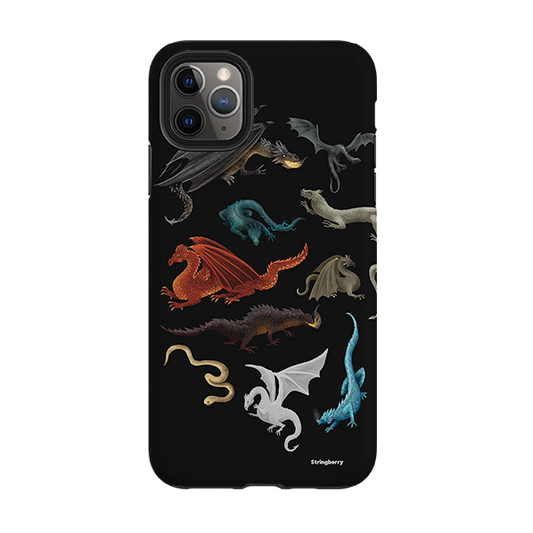 iPhone Tough Case - Dragons, Wyverns, Wyrms By Anna Stead