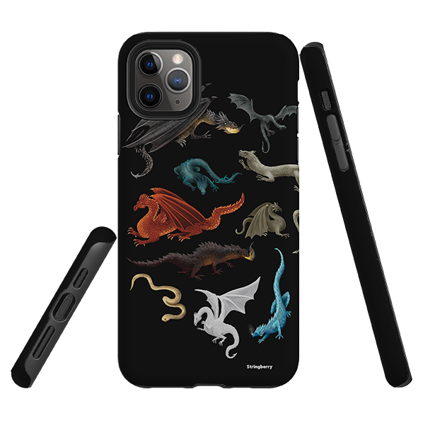 iPhone Tough Case - Dragons, Wyverns, Wyrms By Anna Stead