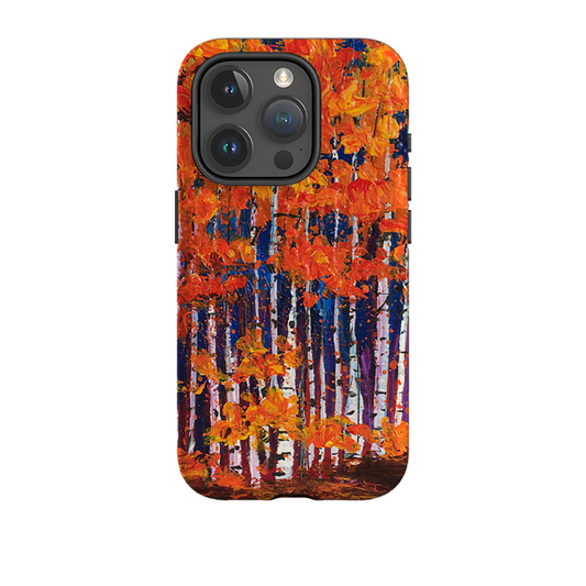 iPhone Tough Case - Falls In The Air By Linda Calvert Jacobson