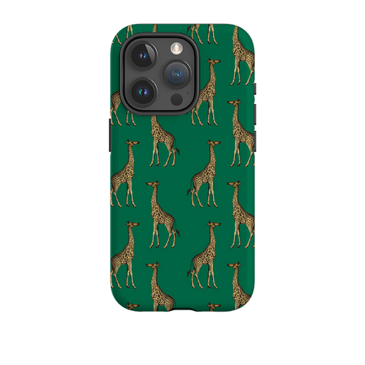 iPhone Tough Case - Green Giraffe