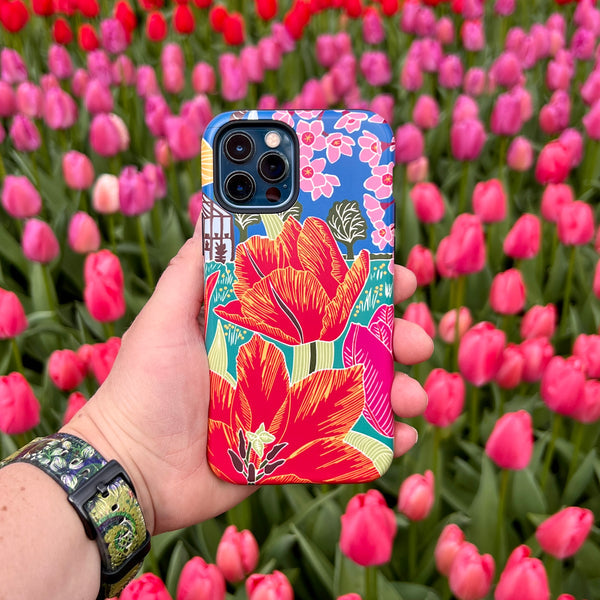 iPhone Tough Case - Tulip By Kate Heiss