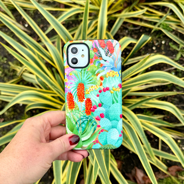 iPhone Tough Case - Cactus By Bex Parkin