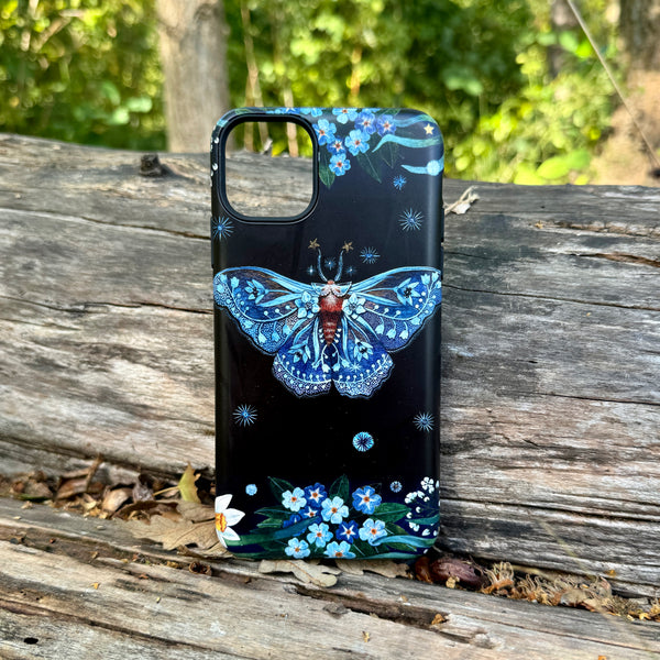 iPhone Tough Case - Night Moth By Maria Matos