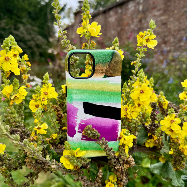 iPhone Tough Case - Garden Painting By Kitty Joseph