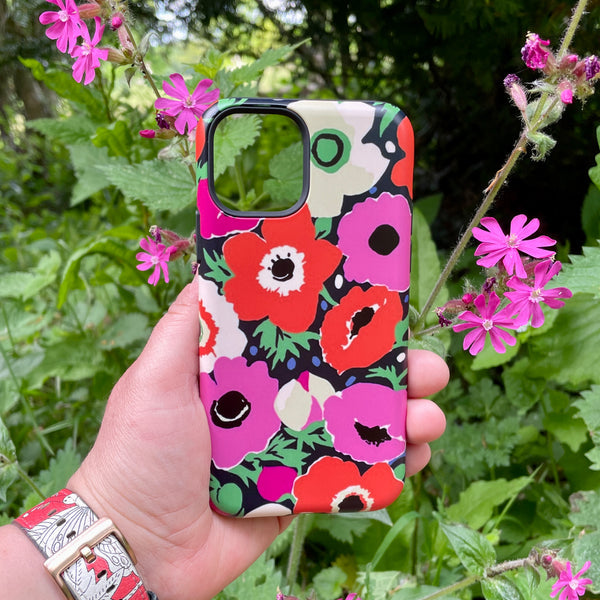 iPhone Tough Case - Windflowers By Sarah Campbell