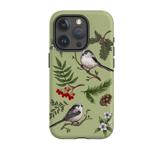 iPhone Tough Case - Longtail Tits By Anna Stead