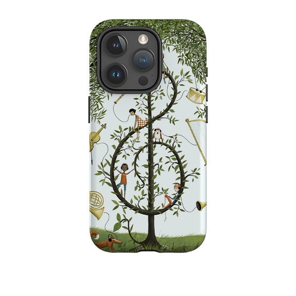 iPhone Tough Case - Music Tree By Maja Lindberg