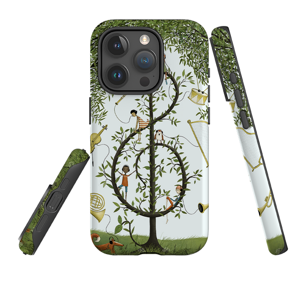 iPhone Tough Case - Music Tree By Maja Lindberg