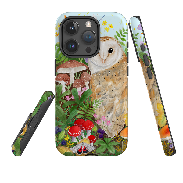 iPhone Tough Case - Owl Garden By Bex Parkin