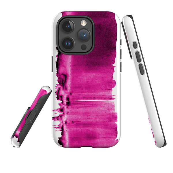 iPhone Tough Case - Pink Ink By Kitty Joseph