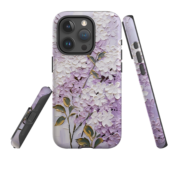 iPhone Tough Case - Purple Floral II