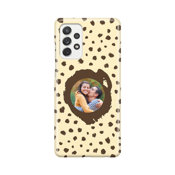 Grunge Dots Picture Style - Custom Galaxy A Case