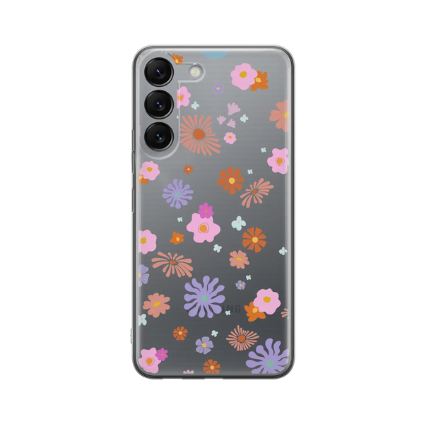 Hippie Flowers - Custom Galaxy S Case