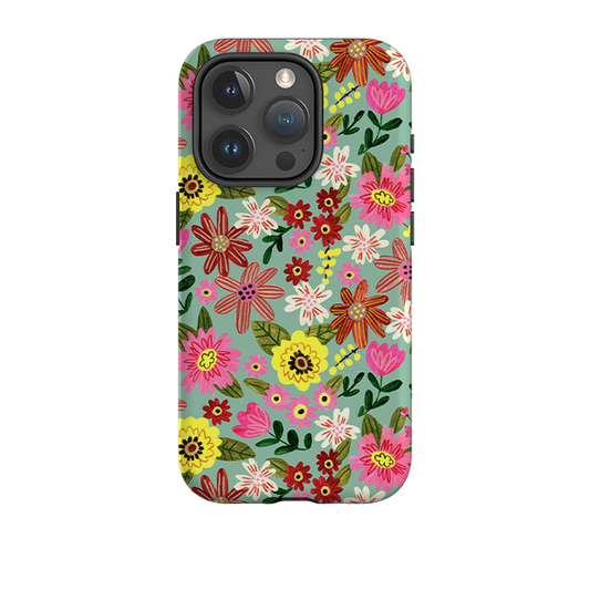 iPhone Tough Case - Spring Floral II By Caroline Bonne Muller