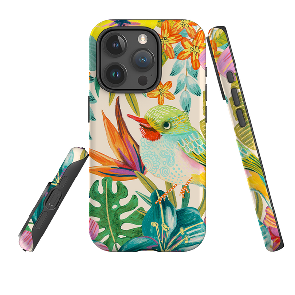iPhone Tough Case - Tropical Bird II By Caroline Bonne Muller