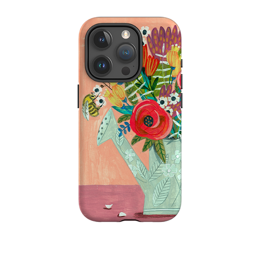 iPhone Tough Case - Watering Can By Caroline Bonne Muller