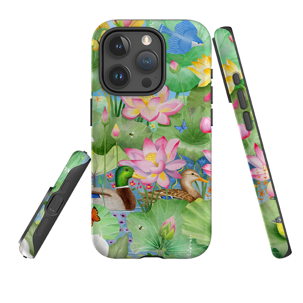 iPhone Tough Case - Waterlily Pond By Bex Parkin