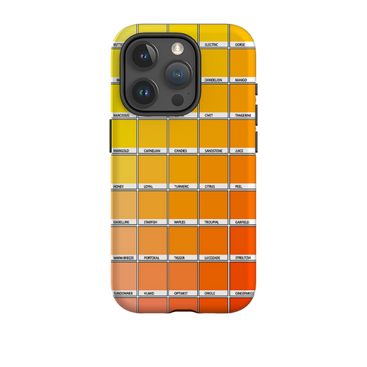 iPhone Tough Case - Yellow Chromology By Kitty Joseph