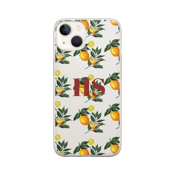 Lemon pattern - Custom iPhone Case
