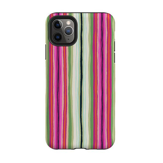 iPhone Tough Case - Atelier Stripe Windflower By Sarah Campbell