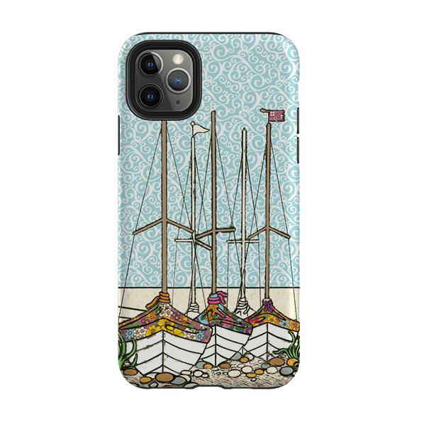 iPhone Tough Case - Boats At Rest By Amelia Bowman