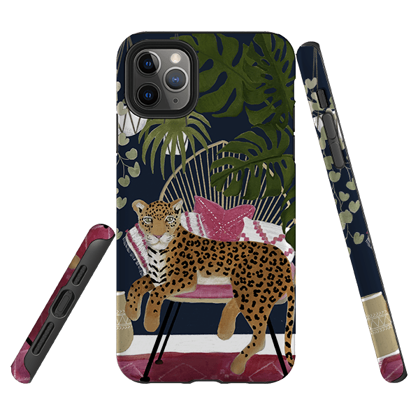 iPhone Tough Case - Boho Leopard By Bex Parkin
