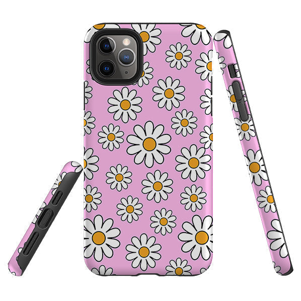 iPhone Tough Case - Pink Daises