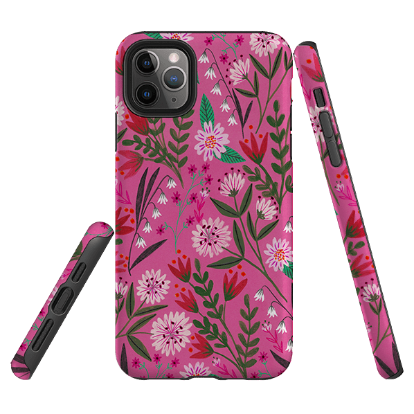 iPhone Tough Case - Pink Sunset By Lee Foster Wilson