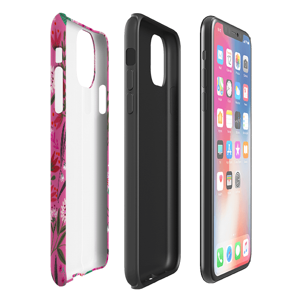 iPhone Tough Case - Pink Sunset By Lee Foster Wilson