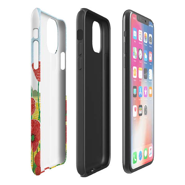 iPhone Tough Case - Poppy Fields By Liane Payne