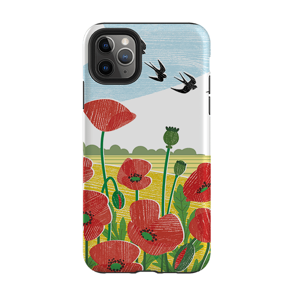 iPhone Tough Case - Poppy Fields By Liane Payne