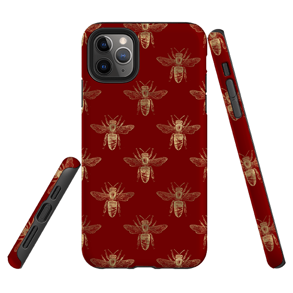 iPhone Tough Case - Red Bees