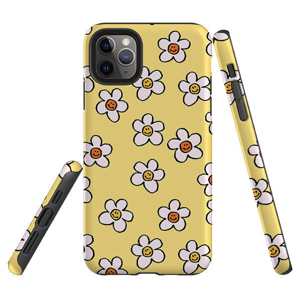 iPhone Tough Case - Smiley Mellow Yellow