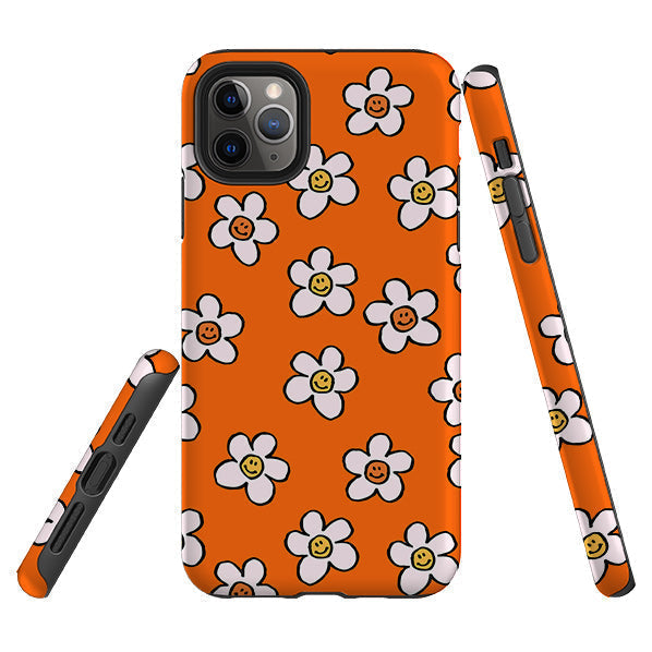 iPhone Tough Case - Smiley Orange