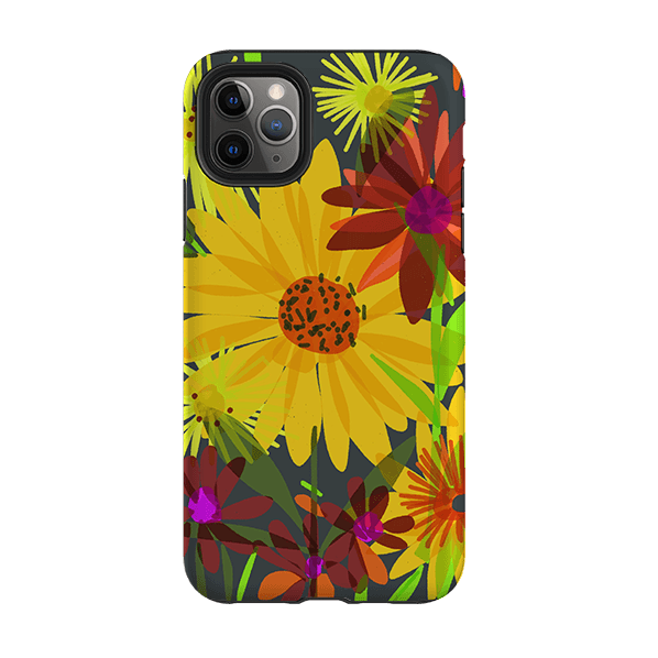 iPhone Tough Case - Sunflowers By Sarah Campbell