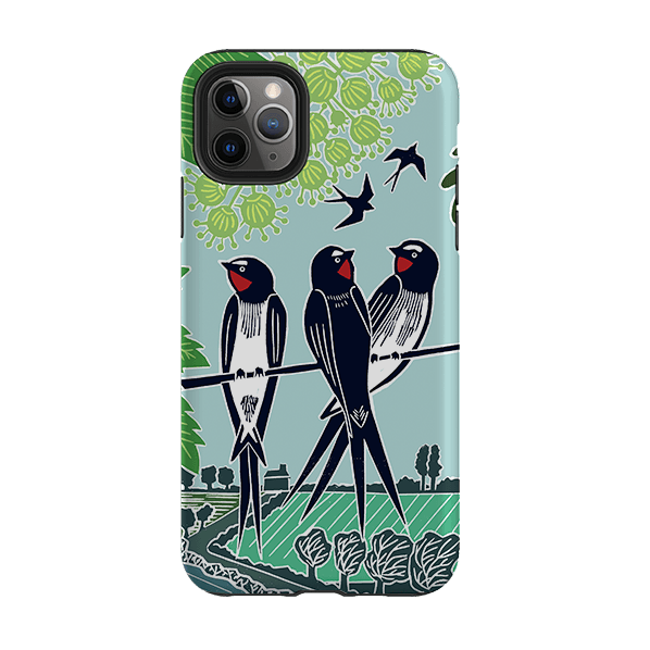 iPhone Tough Case - Swallows By Kate Heiss