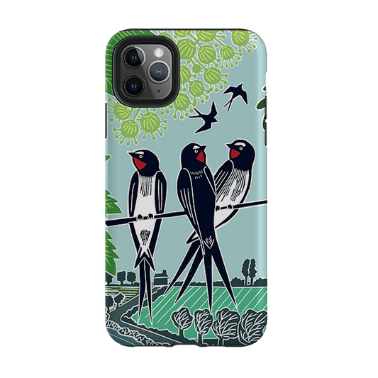 iPhone Tough Case - Swallows By Kate Heiss