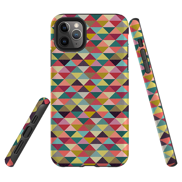 iPhone Tough Case - Triangle Geometric By Suzy Taylor