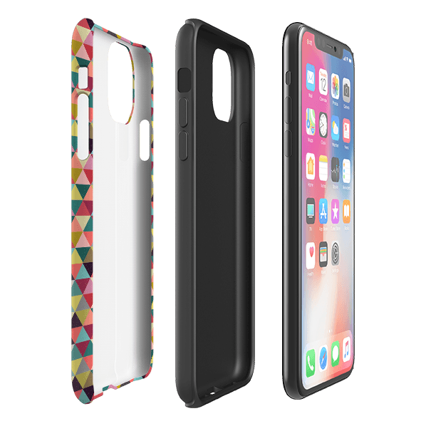 iPhone Tough Case - Triangle Geometric By Suzy Taylor