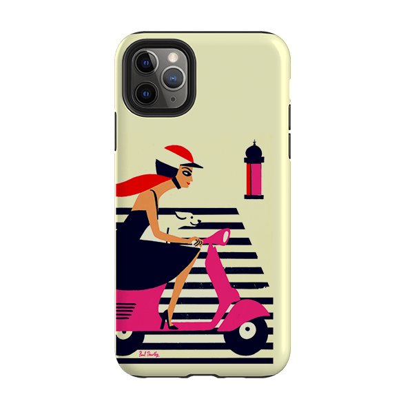 iPhone Tough Case - Vespa By Paul Thurlby