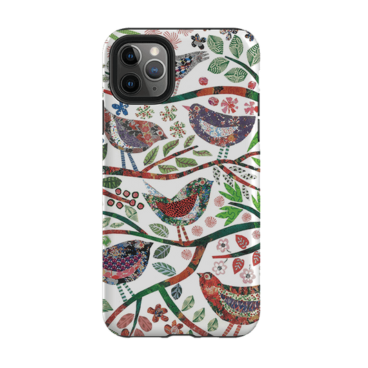 iPhone Tough Case - Vintage Birds By Jane Robbins