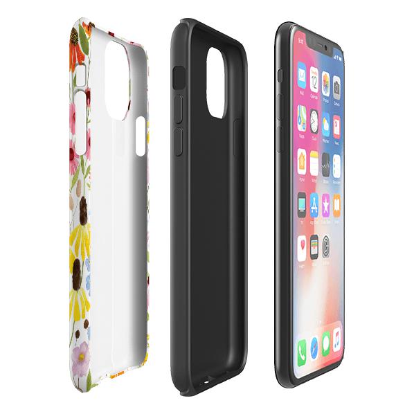 iPhone Tough Case - Wildflower Pattern By Bex Parkin