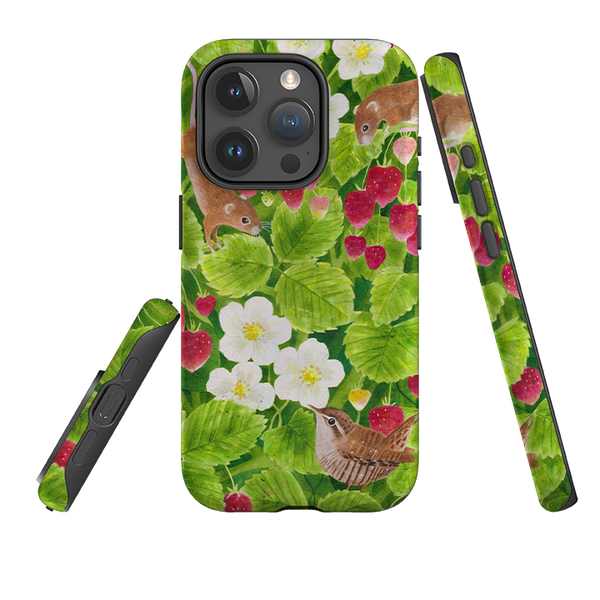 iPhone Tough Case - Strawberry Thieves By Bex Parkin
